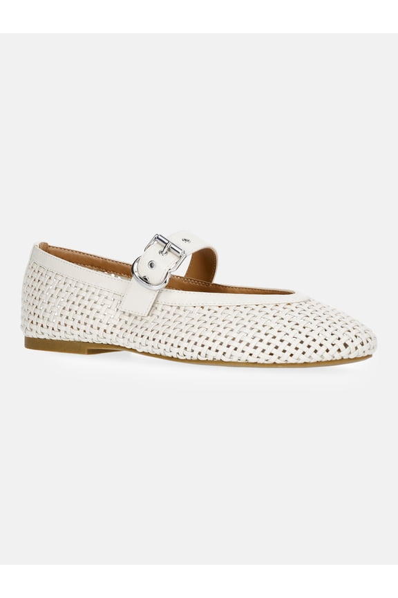 Women's Woven Mary Jane Ballet Flats