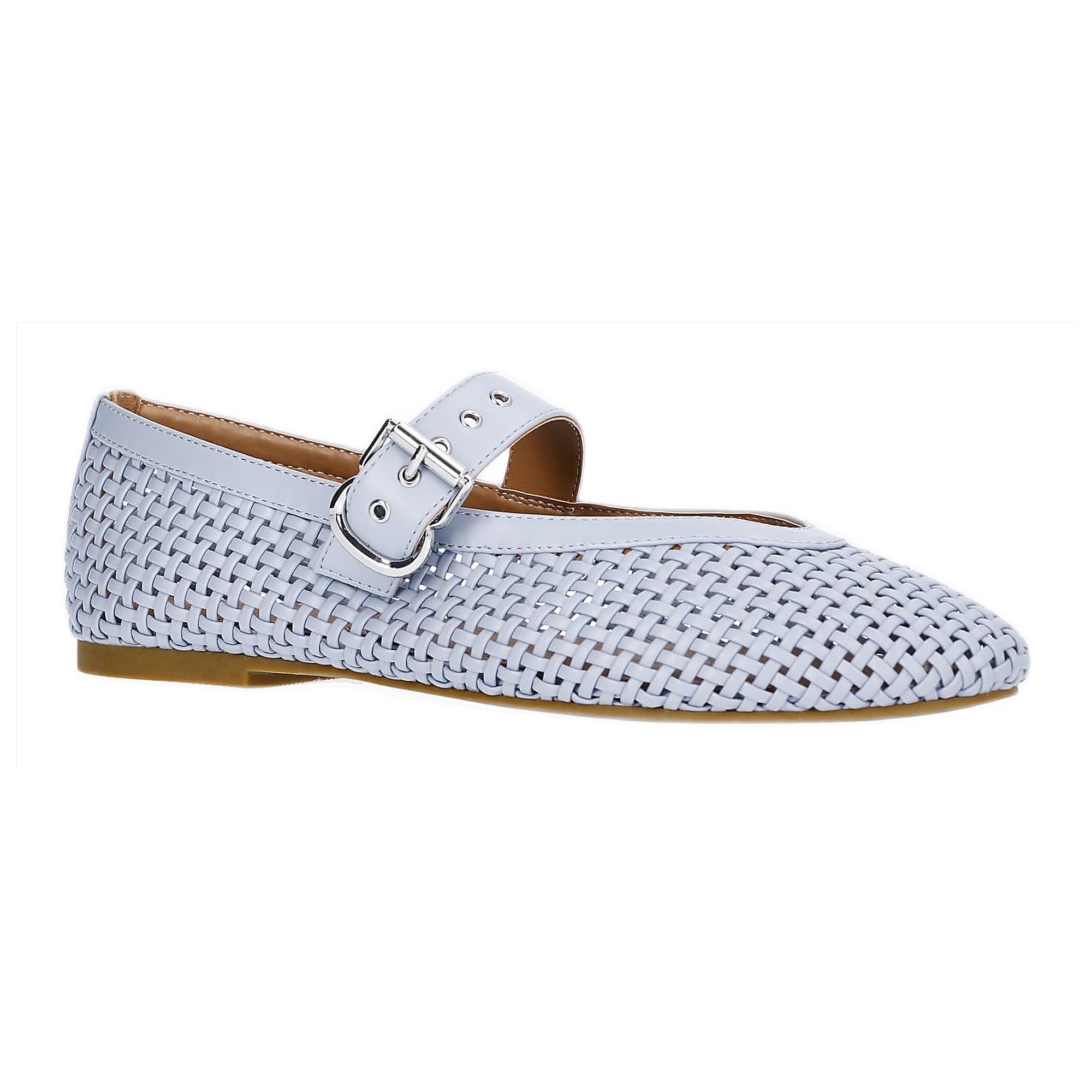 Free Assembly Women's Woven Mary Jane Ballet Flats