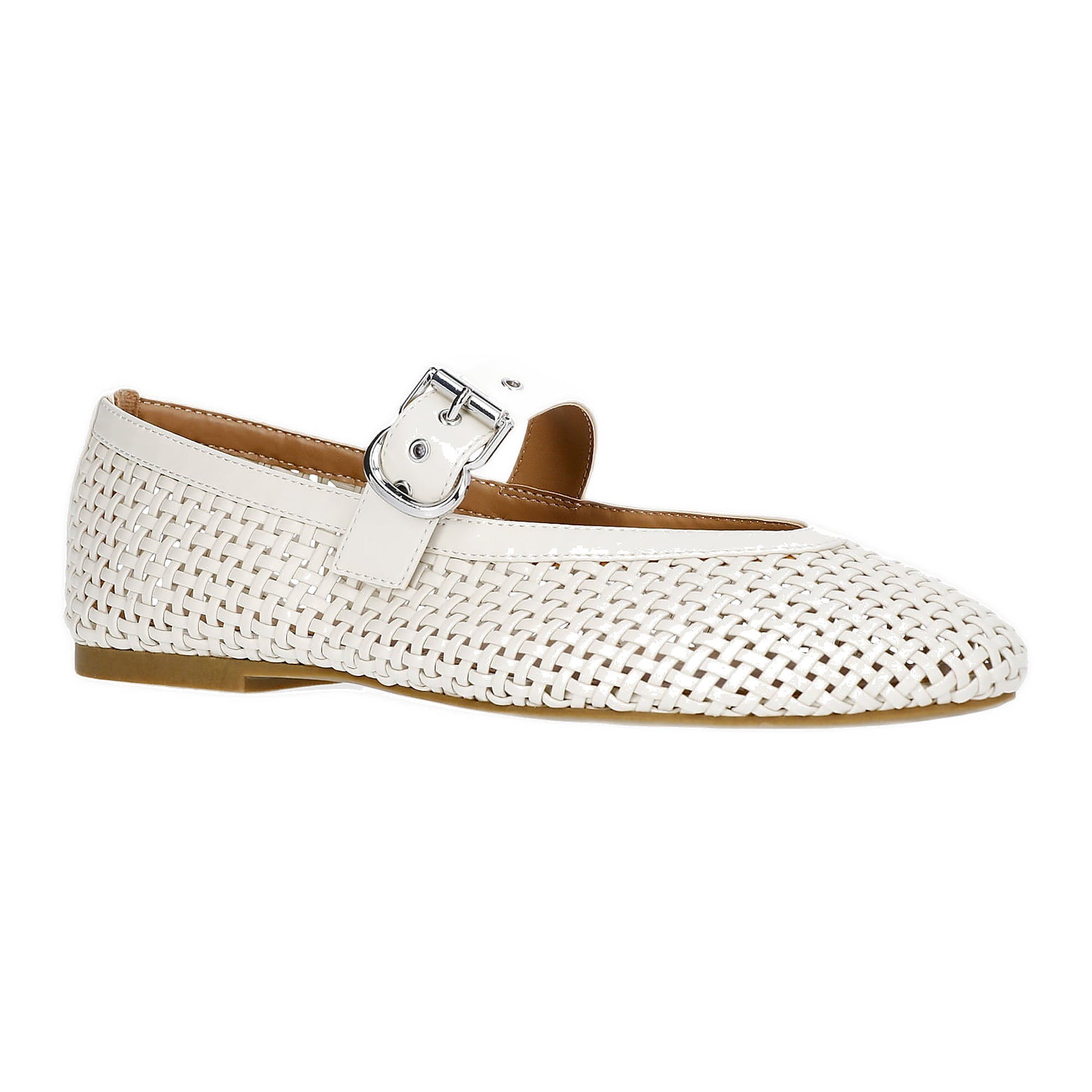 Free Assembly Women's Woven Mary Jane Ballet Flats