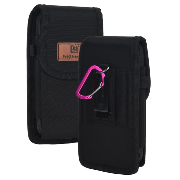 W&G traveler Heavy Duty Holster for iPhone 17 Pro Max, Galaxy S26/S25 Ultra, Moto G (6.9in-Thick)