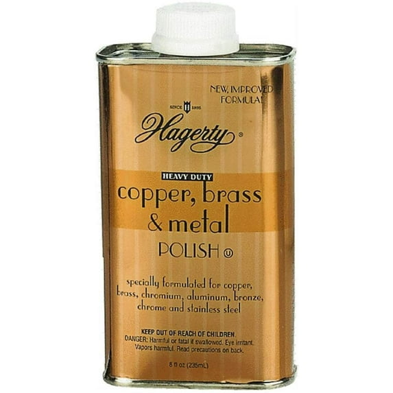 W.J. Hagerty & Sons 21080 Hagerty Heavy Duty Copper, Brass & Metal Polish, 8 oz