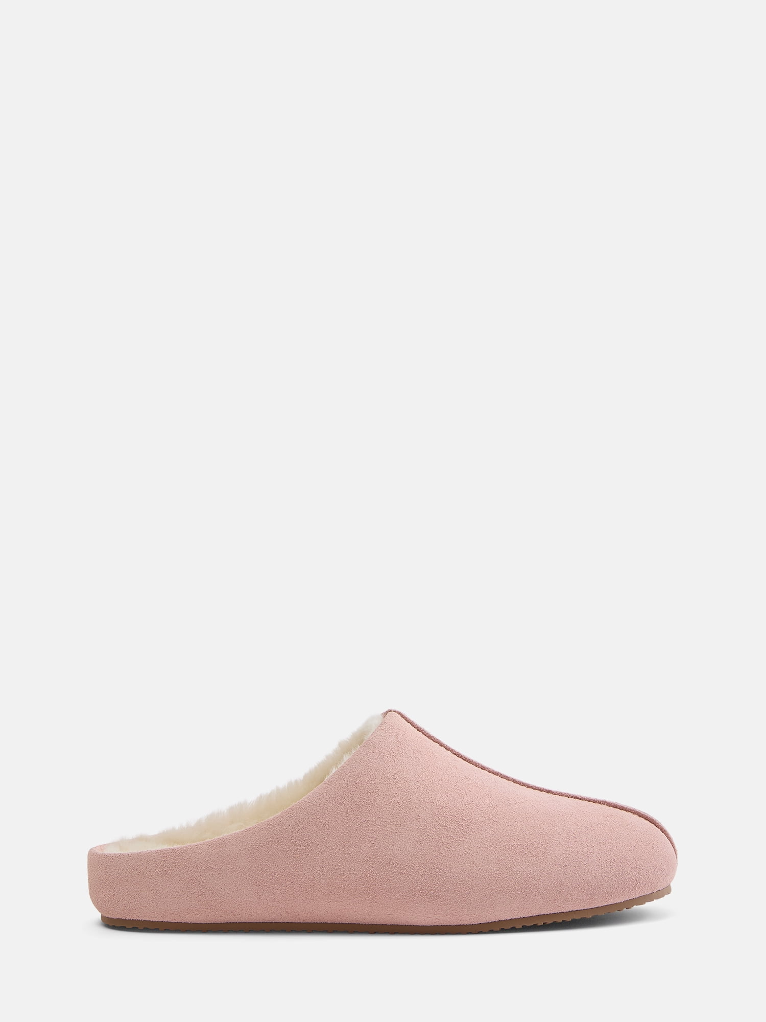 Joyspun Women's Suede Mule Slippers