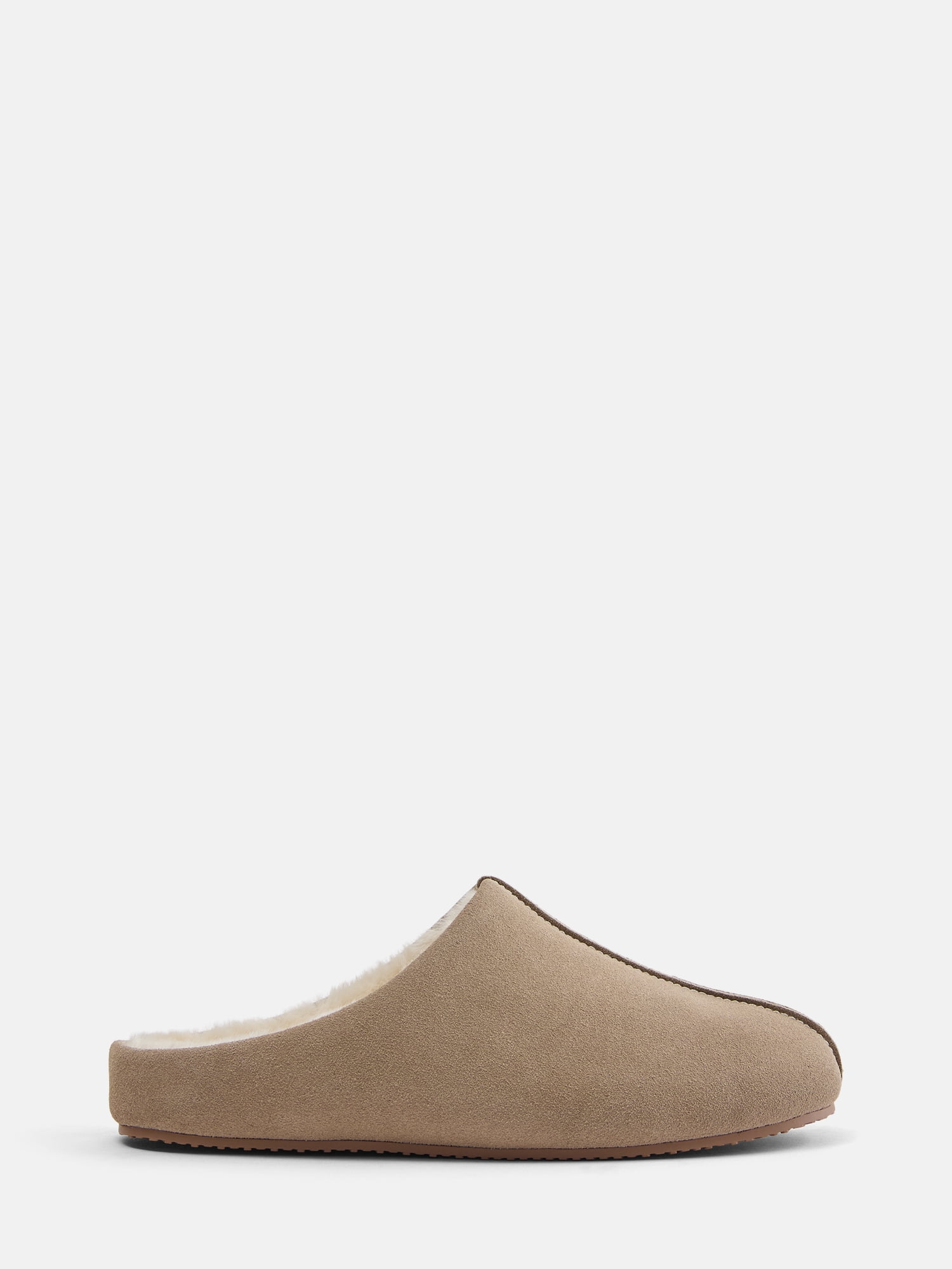 Joyspun Women's Suede Mule Slippers