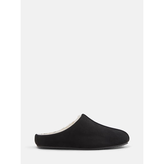 Joyspun Women's Suede Mule Slippers