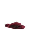 thumbnail image 1 of Joyspun Women's Faux Fur Thong Slippers, 1 of 6