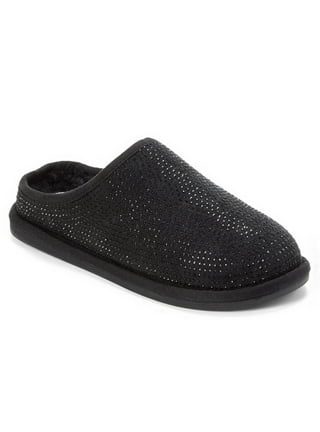 Joyspun Slippers Savings in Shoes Savings | Black - Walmart.com