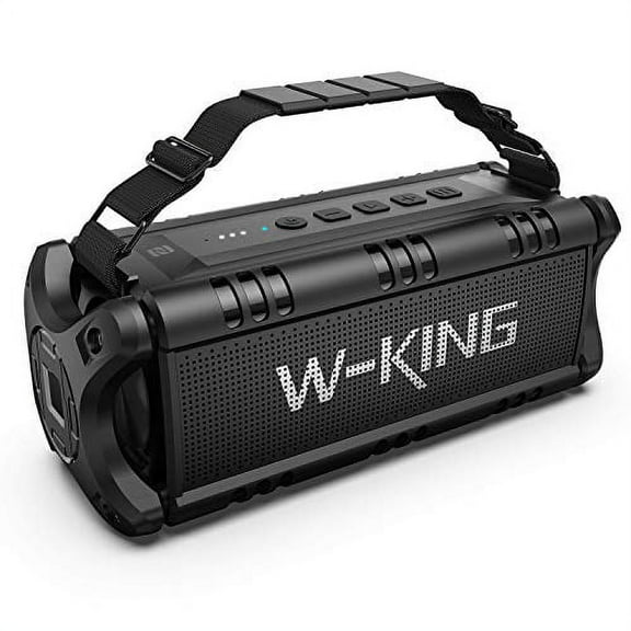 W-KING Bluetooth Portable Speaker, Black, D8