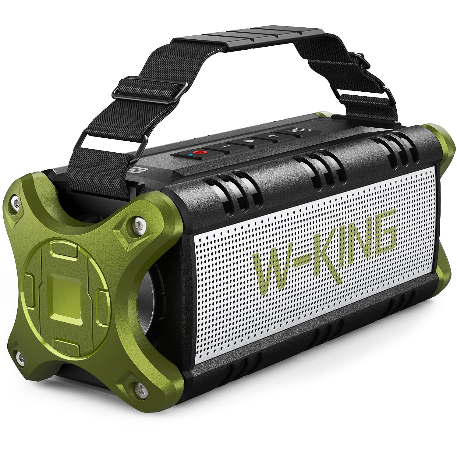 Large Waterproof Bluetooth Speaker W-KING Bluetooth Speaker, 50W Portable Speakers Bluetooth Wireless Loud