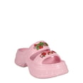 thumbnail image 1 of Strawberry Shortcake Womens Double Strap Platform Sandals, 1 of 6