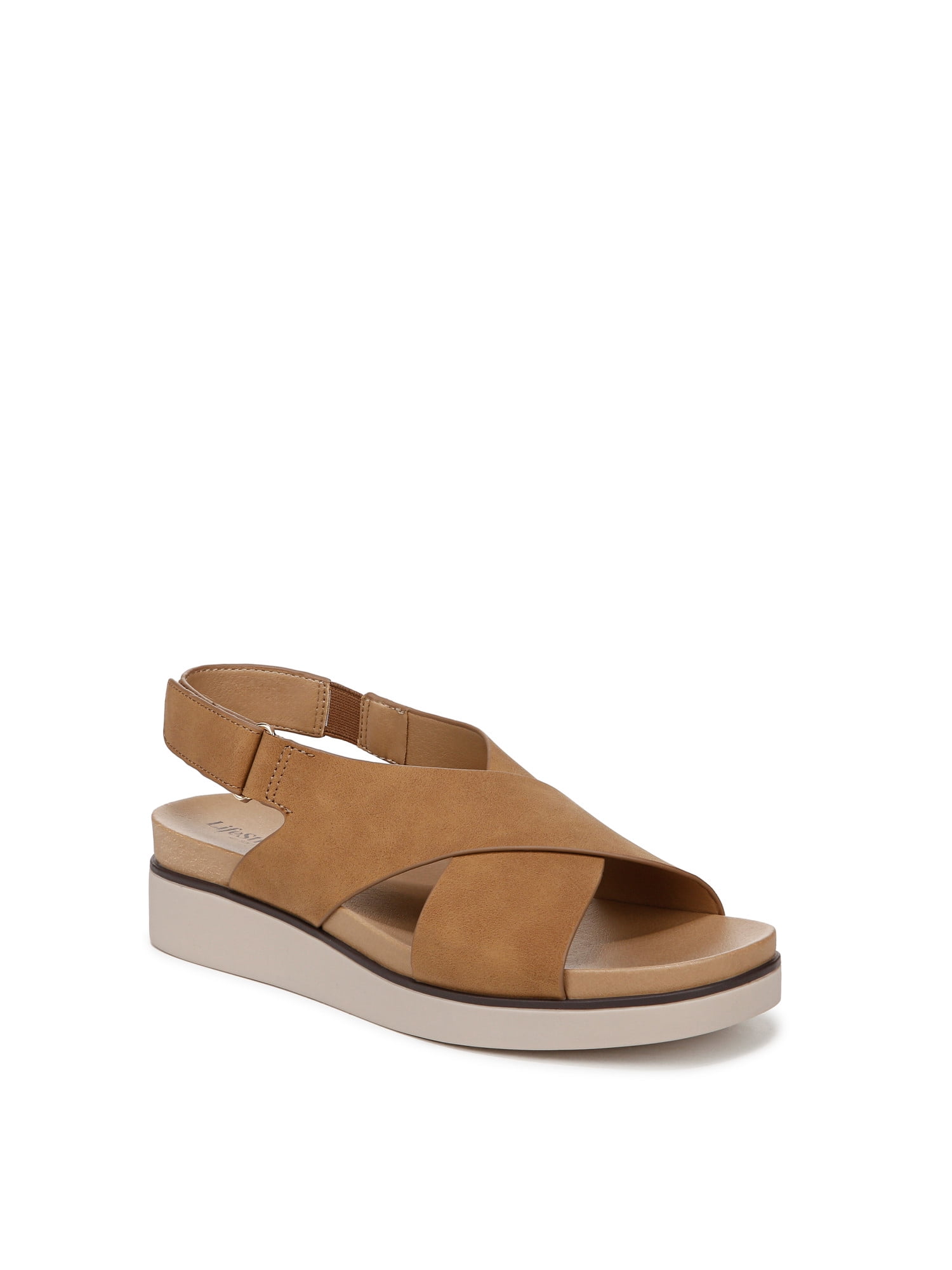 Lifestride Women's Geraldine Crossband Comfort Sandals