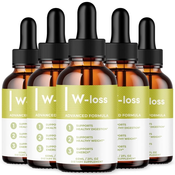 W-Loss Advanced Formula Drops Supporting Your Active Lifesyle Naturally 150 Servings