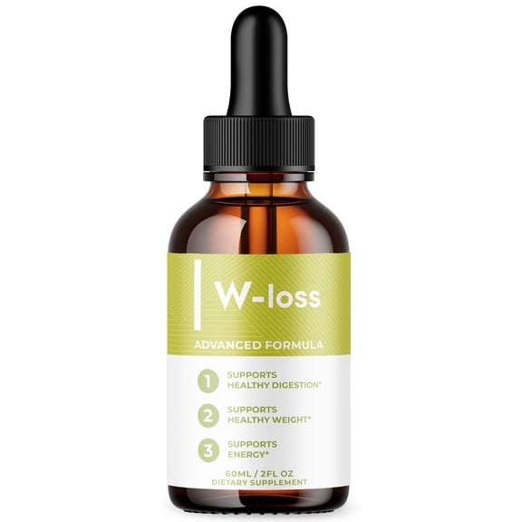 W-Loss Advanced Formula Drops Supporting Your Active Lifesyle Naturally 30 Servings