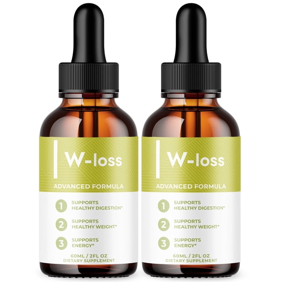 W-Loss Advanced Formula Drops Supporting Your Active Lifesyle Naturally 60 Servings
