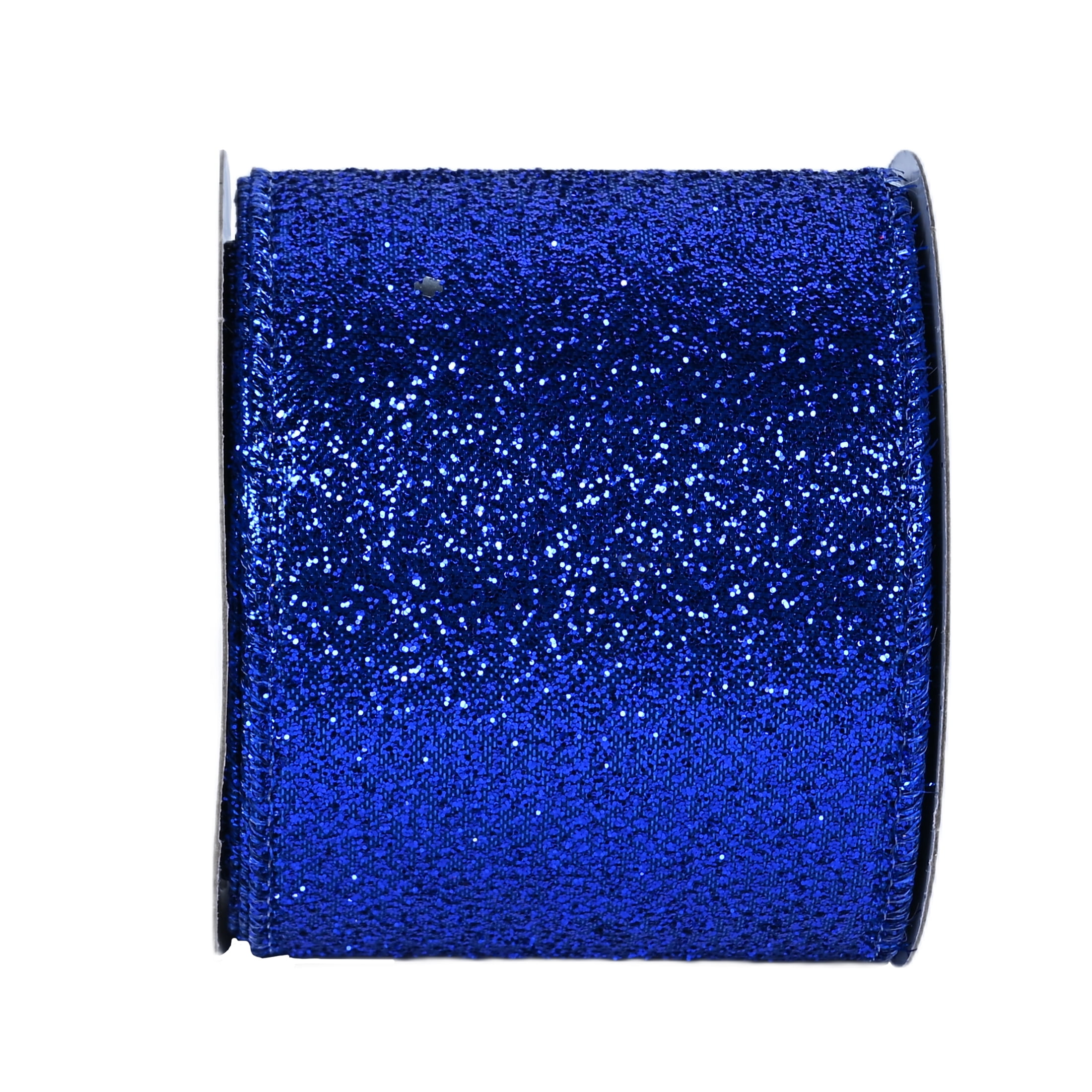 Gwen Studios 2.5" Metallic Royal Wire Ribbon, 3 yards