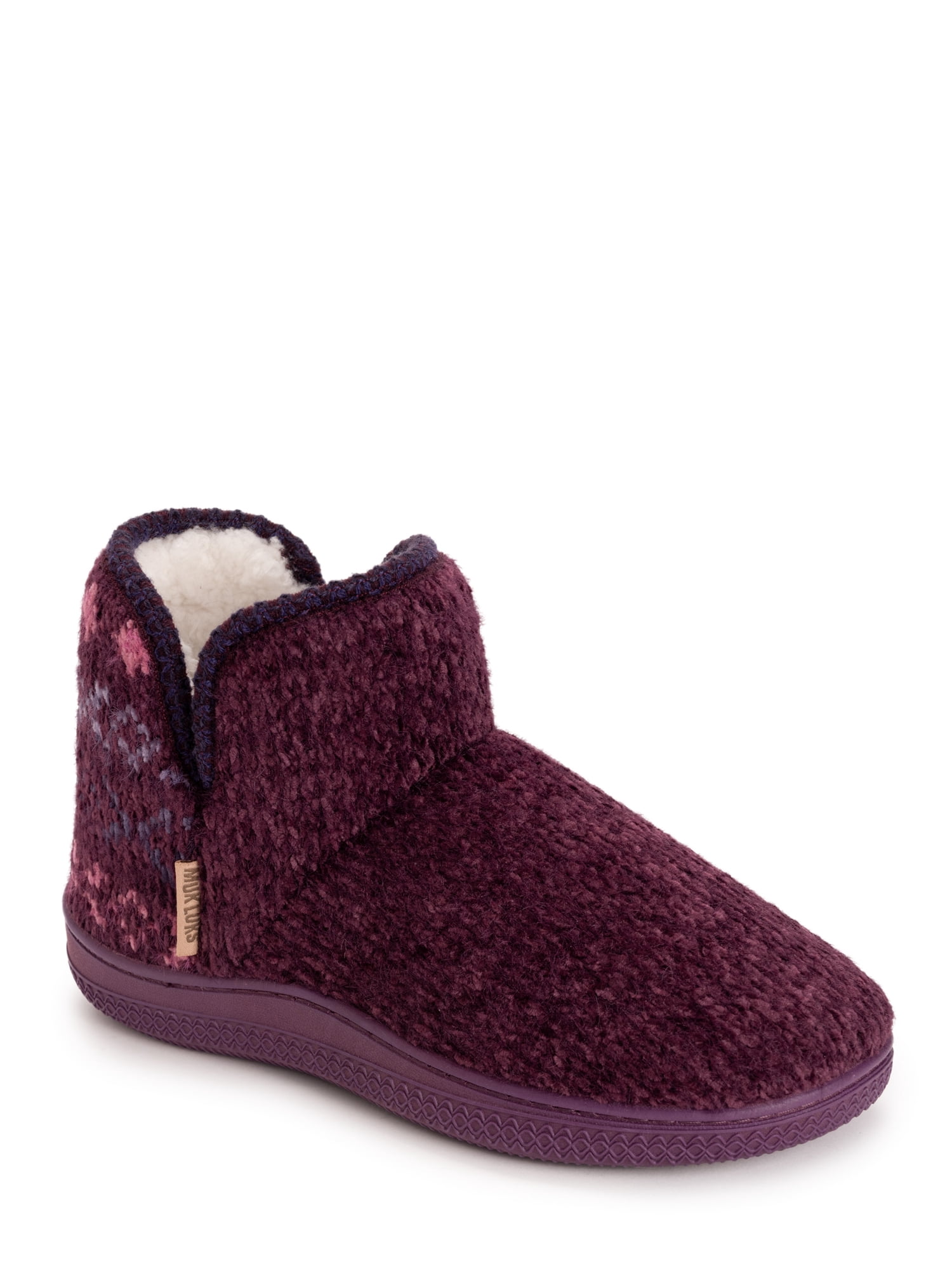 MUK LUKS Women's Chenille Bootie Slipper