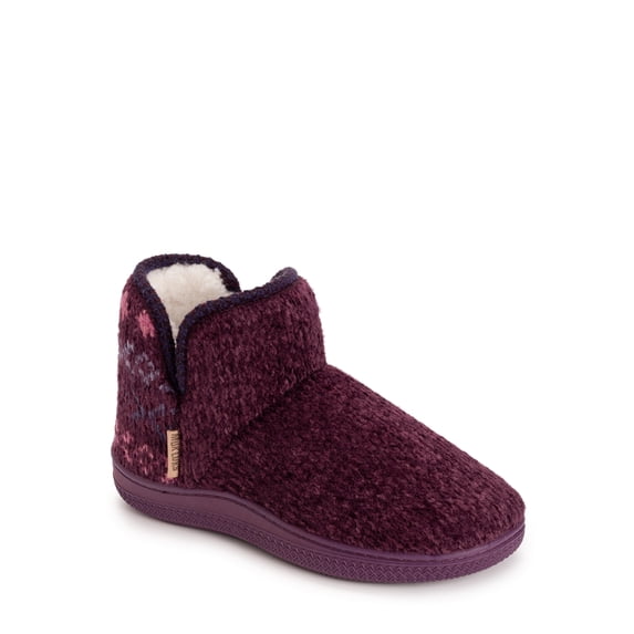 MUK LUKS Women's Chenille Bootie Slipper