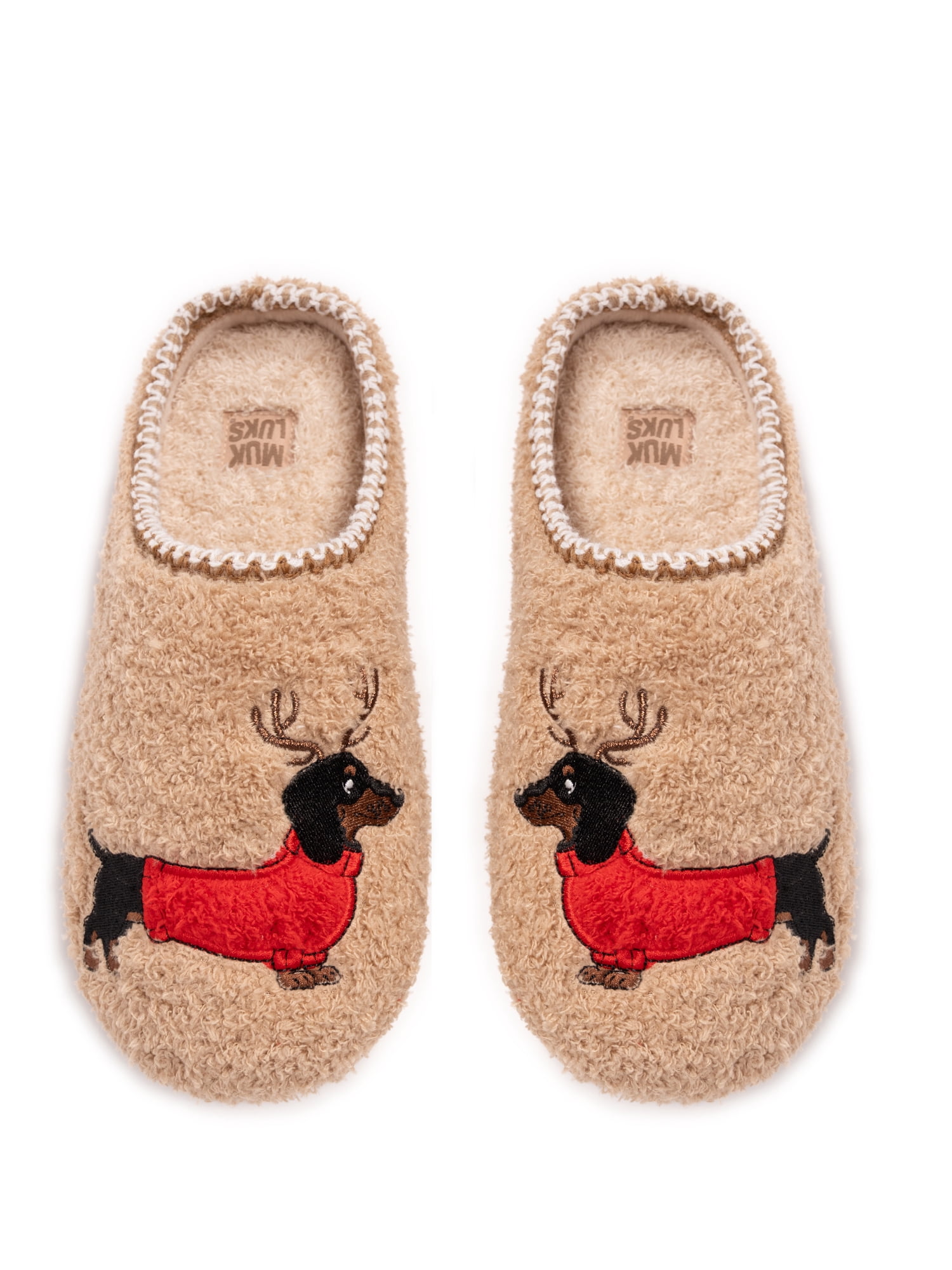 MUK LUKS Women's Cozy Holiday Clog Slipper
