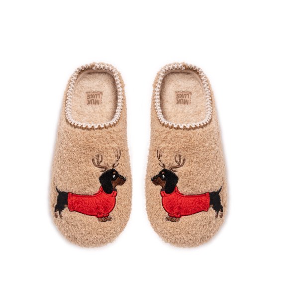 MUK LUKS Women's Cozy Holiday Clog Slipper