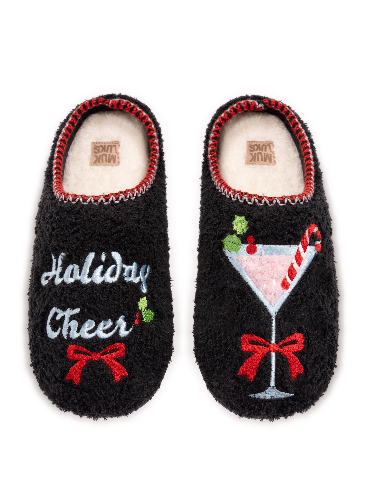 MUK LUKS Women's Cozy Holiday Clog Slipper