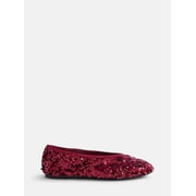 Madden NYC Womens Sequined Ballet Flats