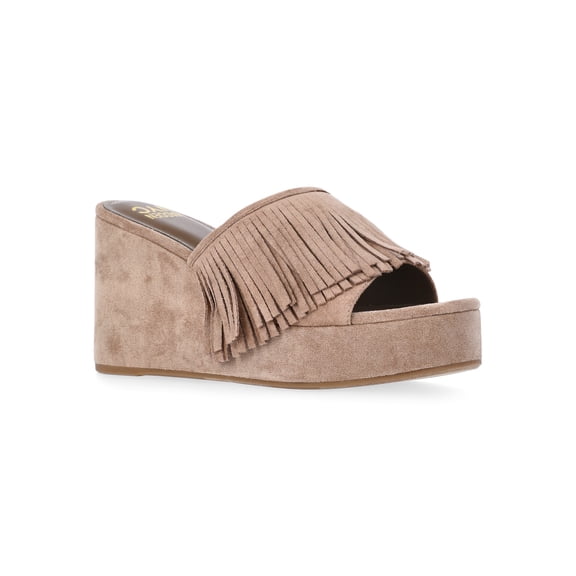Madden NYC Women's Boho Wedge Sandal
