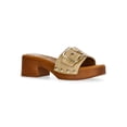 thumbnail image 1 of Madden NYC Women's Clog Heel Sandals, Raffia, 1 of 6