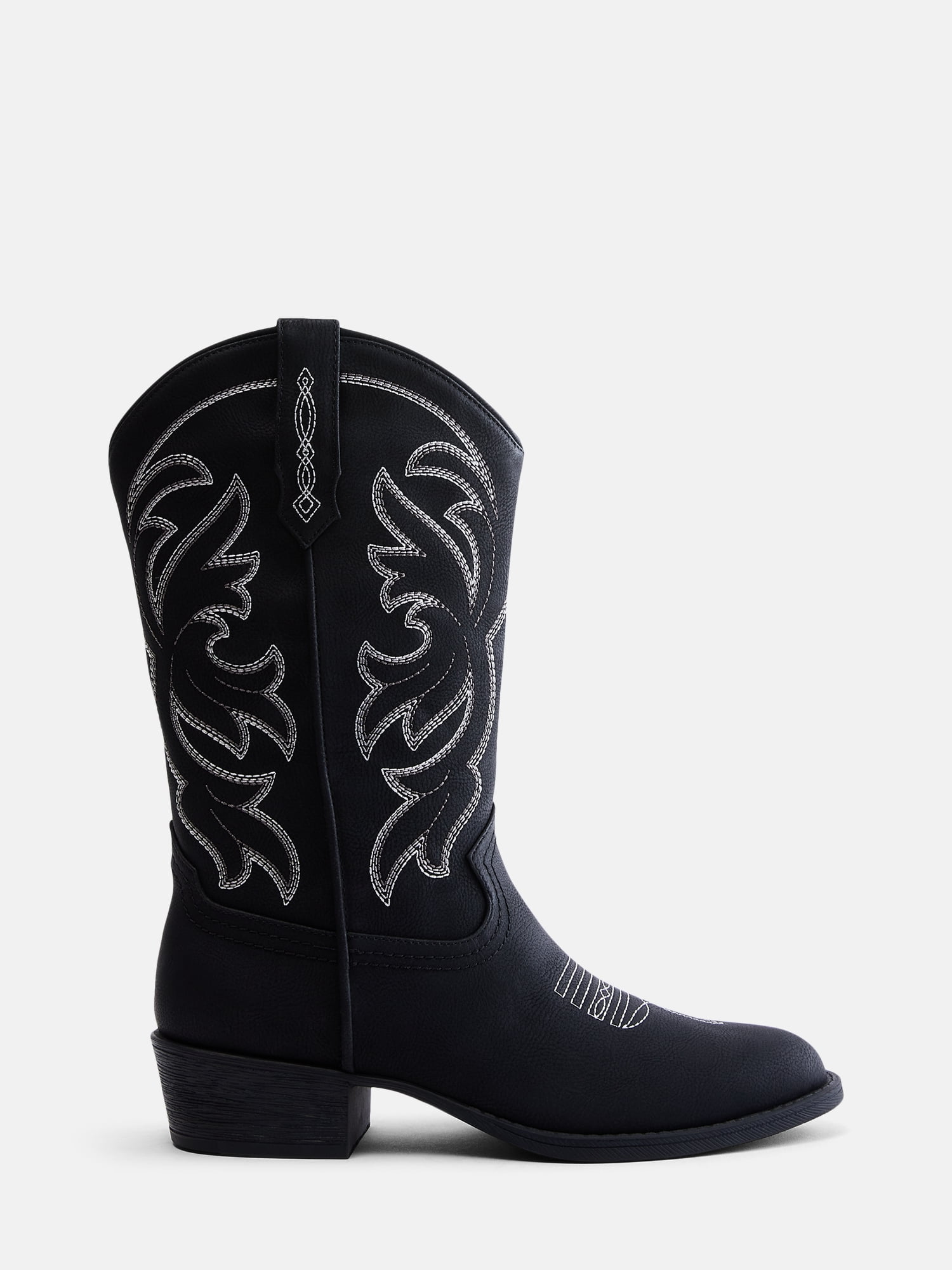 Madden NYC Women's Classic Faux Leather Western Boots