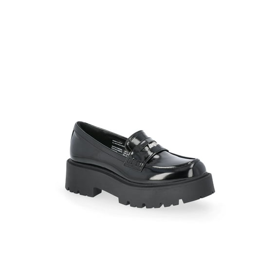 Madden NYC Women's Platform Lug Sole Coin Loafers