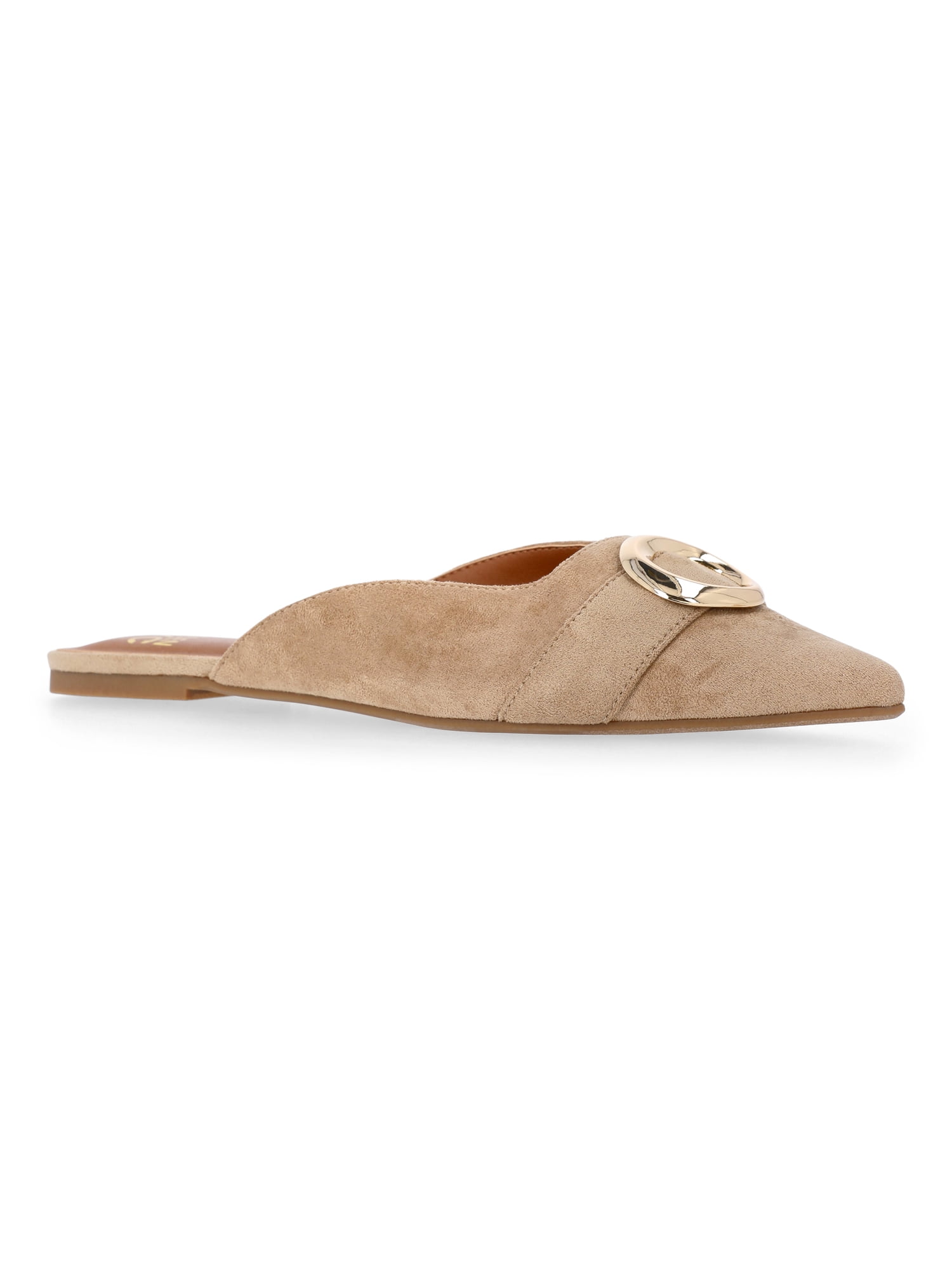 MetroChic Embroidered Mule – Elegant Comfort Slip-On