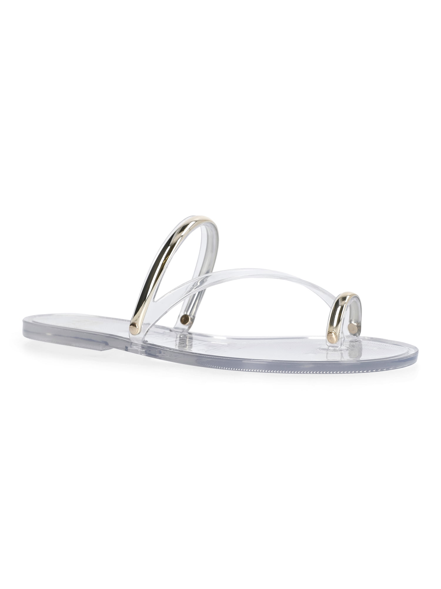 Madden NYC Women's Toe Ring Jelly Slide Sandals