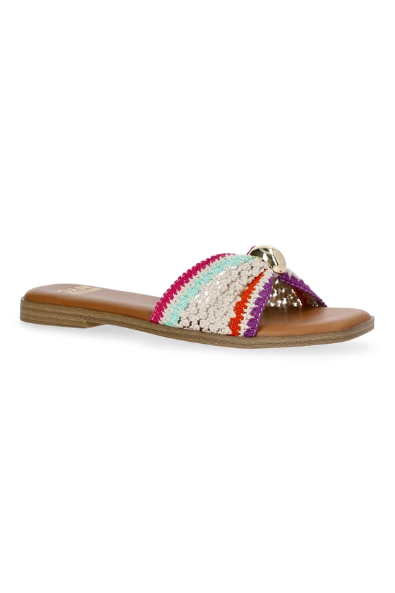 Women's Crochet Slide Sandals