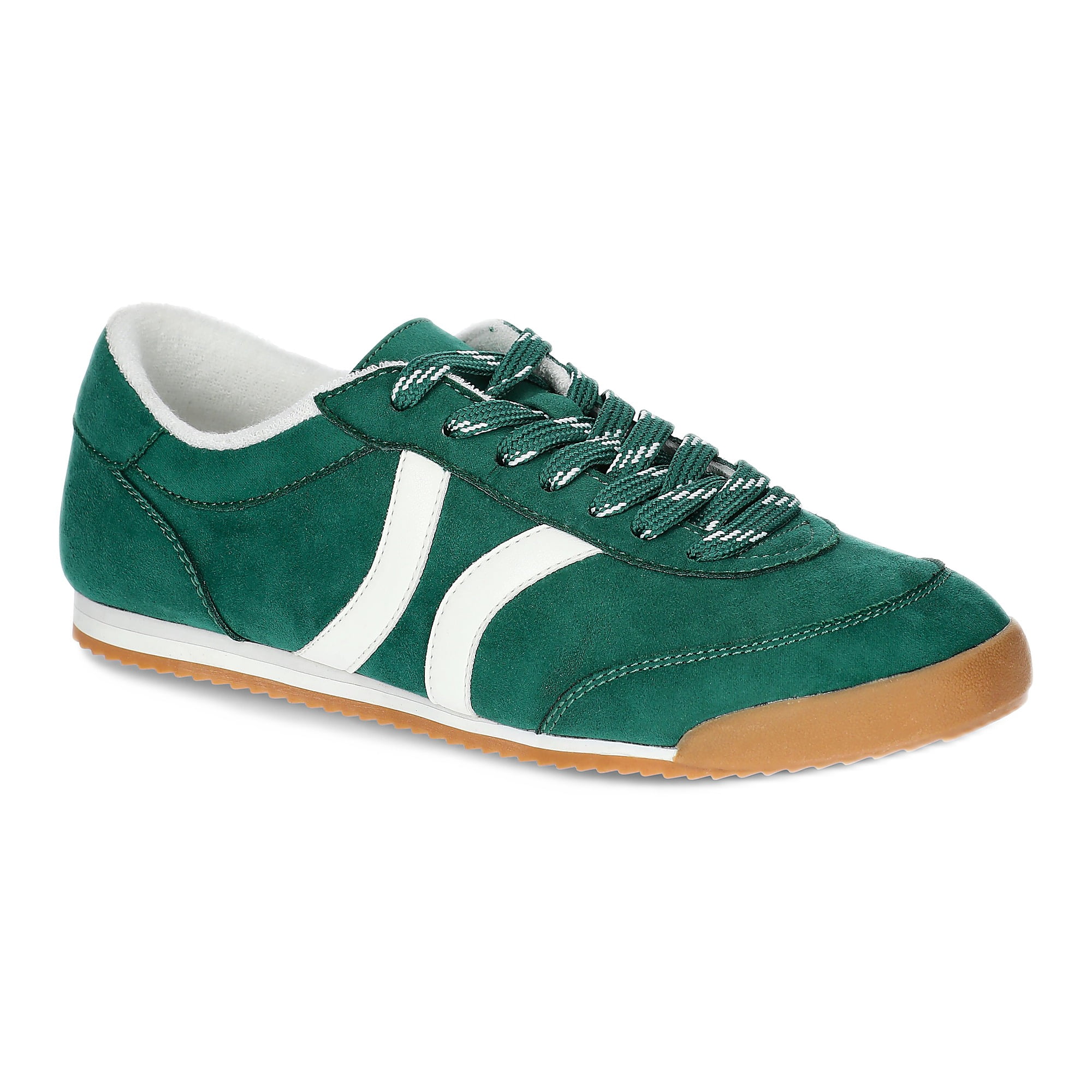 Madden NYC Women's Gum Sole Lace-up Low Sneakers