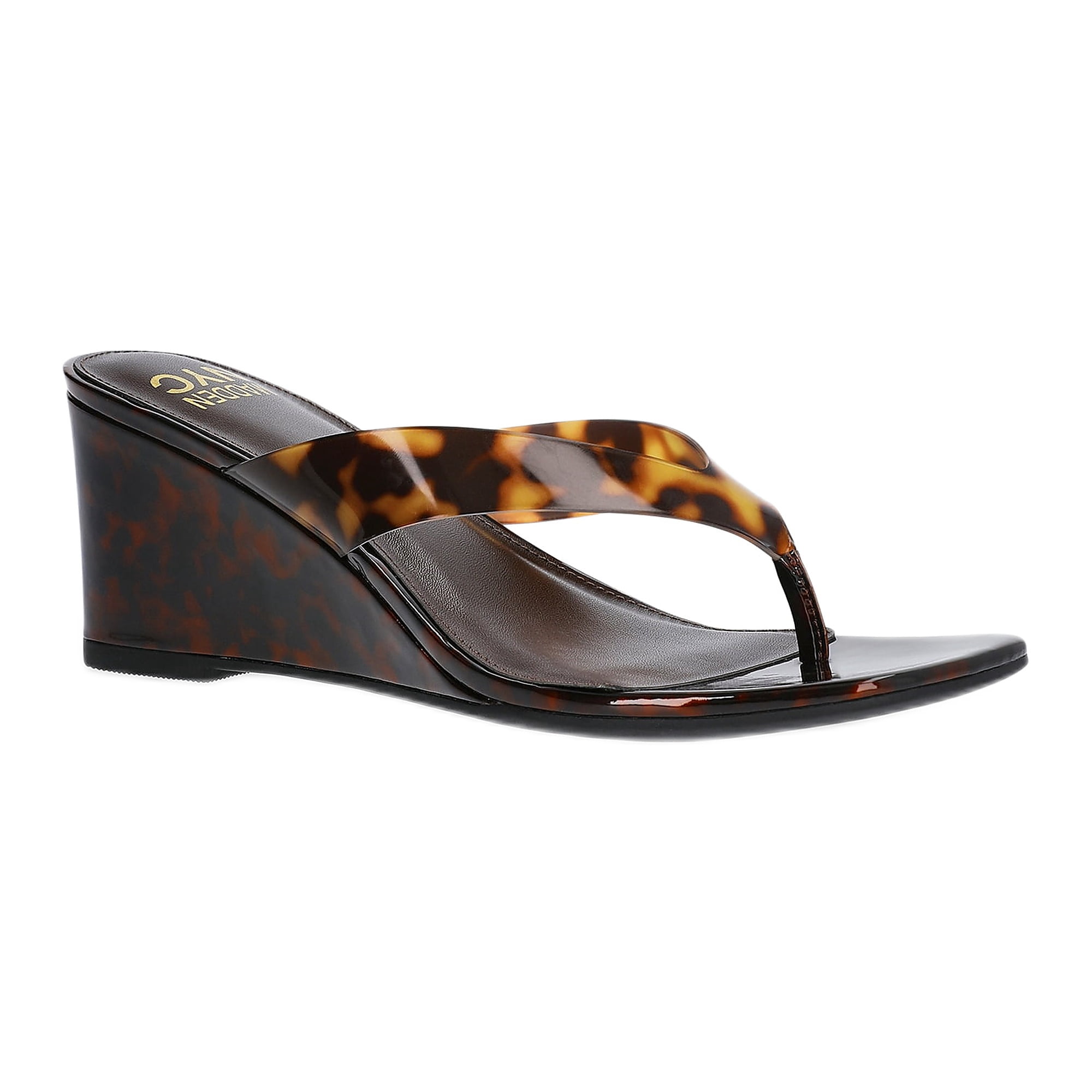 Madden NYC Women's Lucite Thong Sandals