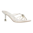 thumbnail image 1 of Madden NYC Women's Faux Leather Strappy Kitten Heel Sandals with Studded Accents, 1 of 6