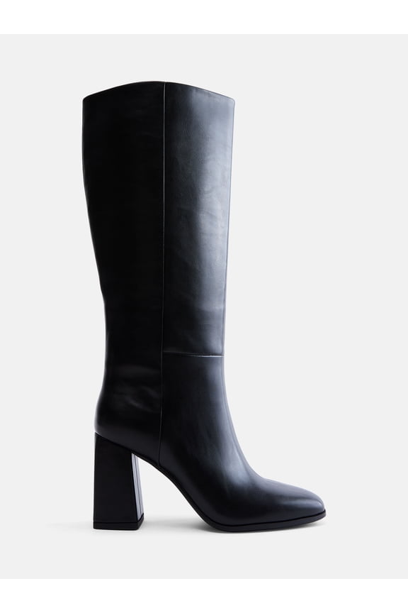 Women's Tall Faux Leather Dress Boots