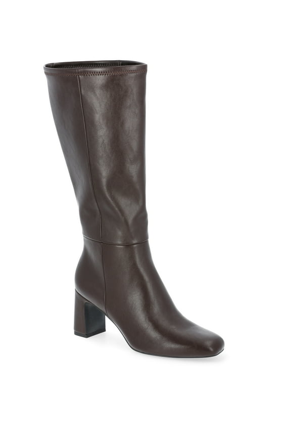 Women's Tall Faux Leather Boots, Size 6-11