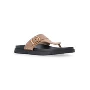 Women's Faux Suede Thong Footbed Sandals