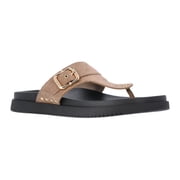 Women's Faux Suede Thong Footbed Sandals