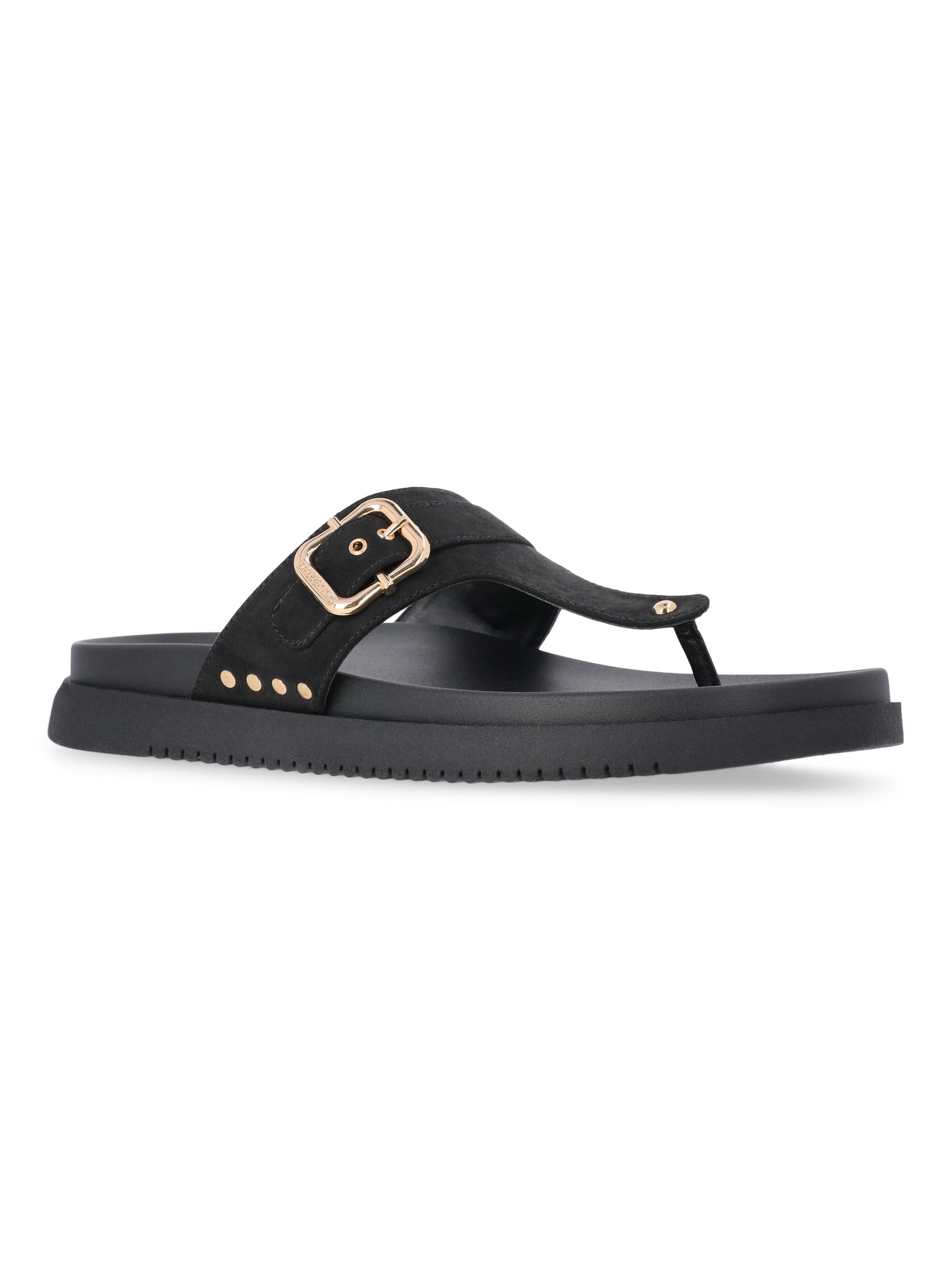 Madden NYC Women's Faux Suede Thong Footbed Sandals