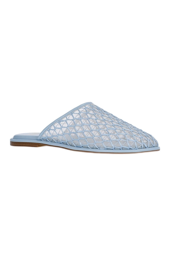Women's Woven Mesh Mule Flats