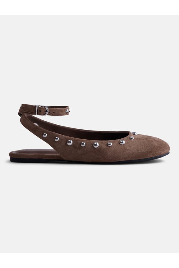 Women’s Faux Suede Ankle Ballet Flats