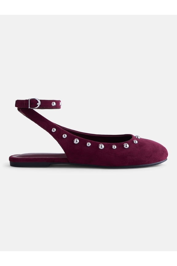 Women’s Faux Suede Ankle Ballet Flats