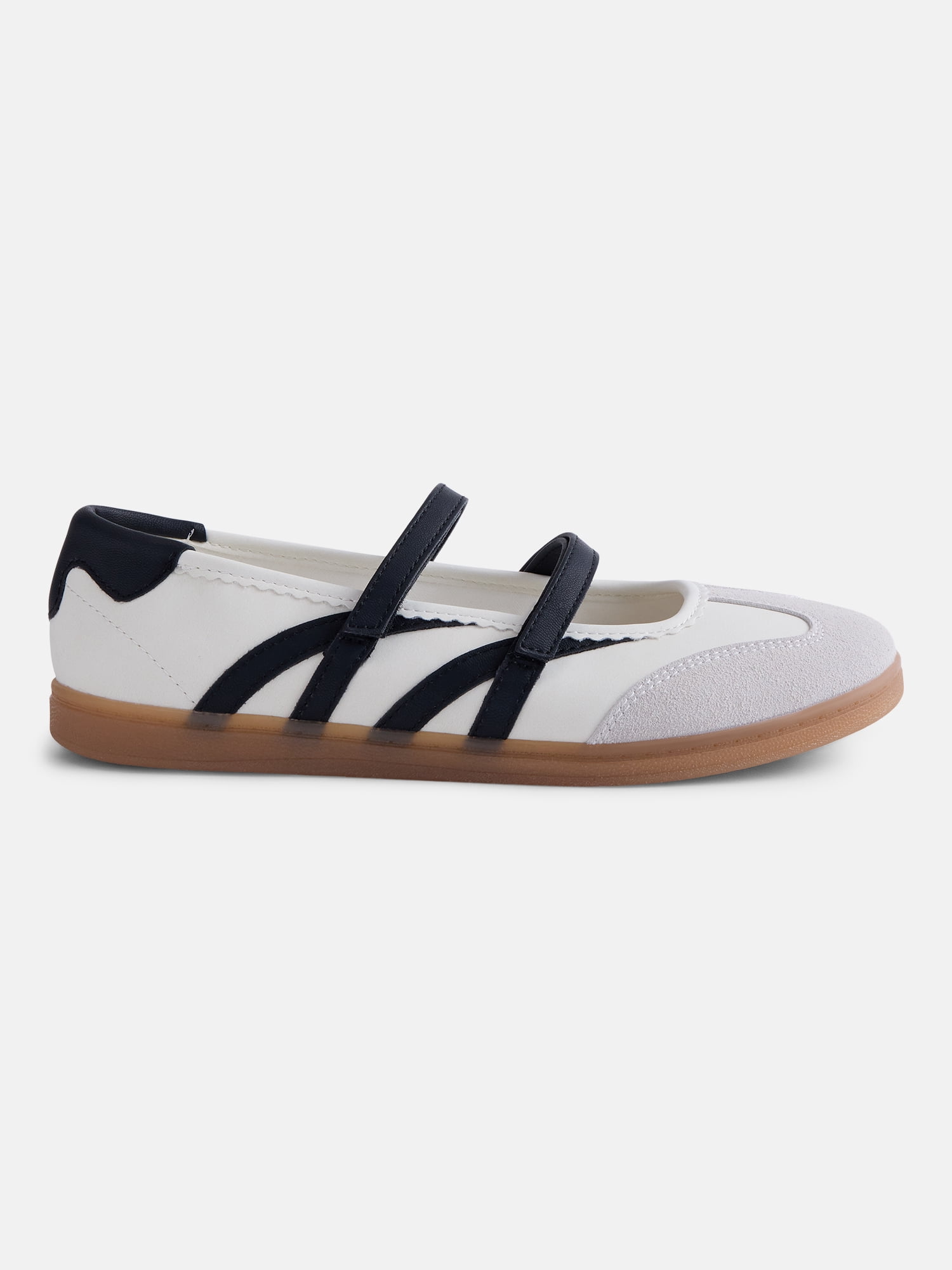 No Boundaries Women’s Strappy Ballet Sneakers