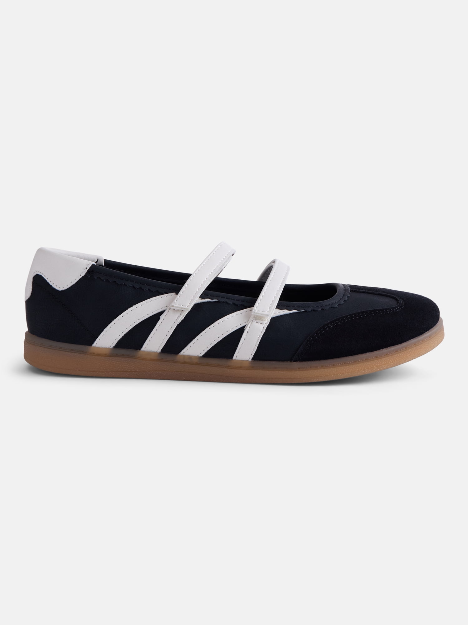No Boundaries Women’s Strappy Ballet Sneakers