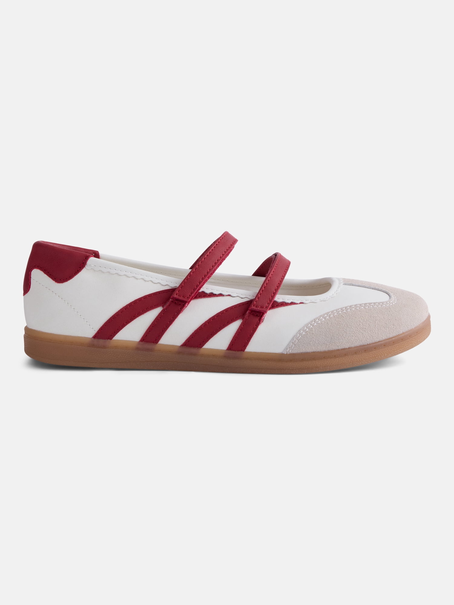 No Boundaries Women’s Strappy Ballet Sneakers