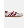 thumbnail image 1 of No Boundaries Women’s Strappy Ballet Sneakers, 1 of 6