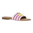 thumbnail image 1 of No Boundaries Women's Beaded Slide Sandals, 1 of 7