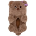thumbnail image 1 of No Boundaries Plush Animal Slippers, 1 of 5