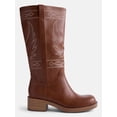 thumbnail image 1 of No Boundaries Women's Bird Embroidered Block Heel Boots, 1 of 6