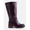 thumbnail image 1 of No Boundaries Women's Bird Embroidered Block Heel Boots, 1 of 6